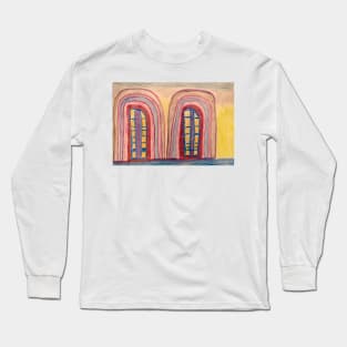 Church Windows Coloured Glass Long Sleeve T-Shirt